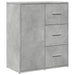 Dulap, gri beton, 60x31x70 cm, lemn prelucrat - WALTI WALTI