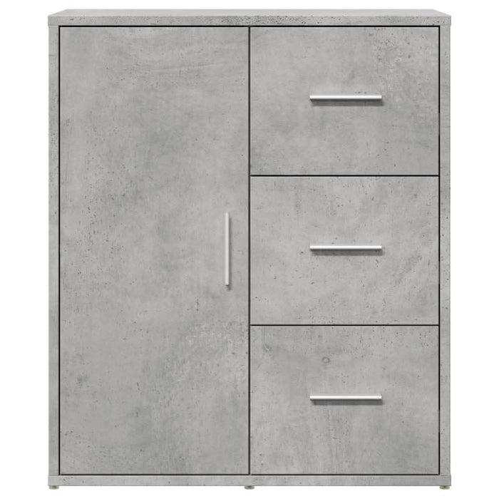 Dulap, gri beton, 60x31x70 cm, lemn prelucrat - WALTI WALTI