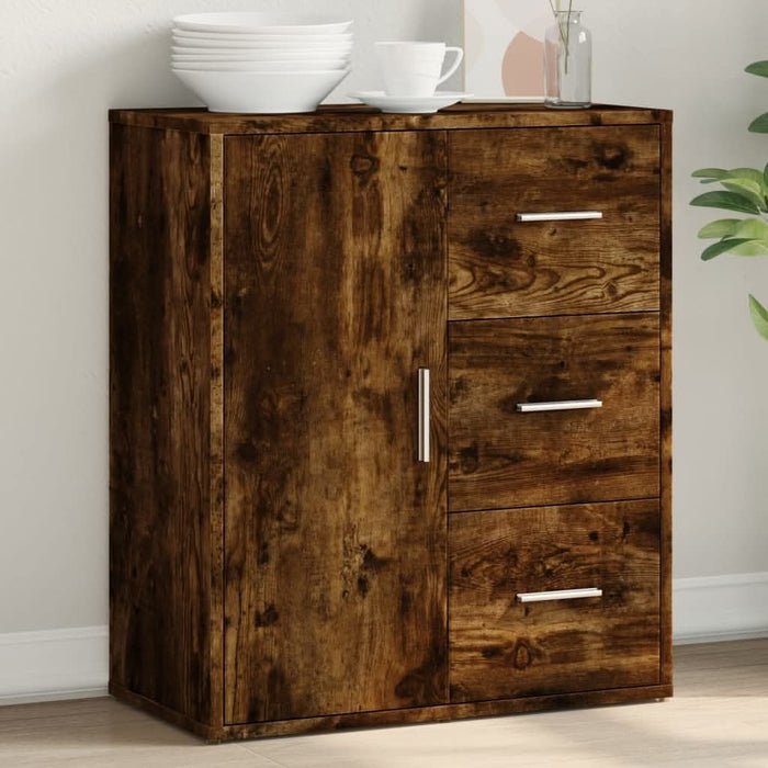 Dulap, stejar fumuriu, 60x31x70 cm, lemn prelucrat - WALTI WALTI