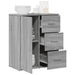 Dulap, gri sonoma, 60x31x70 cm, lemn prelucrat - WALTI WALTI
