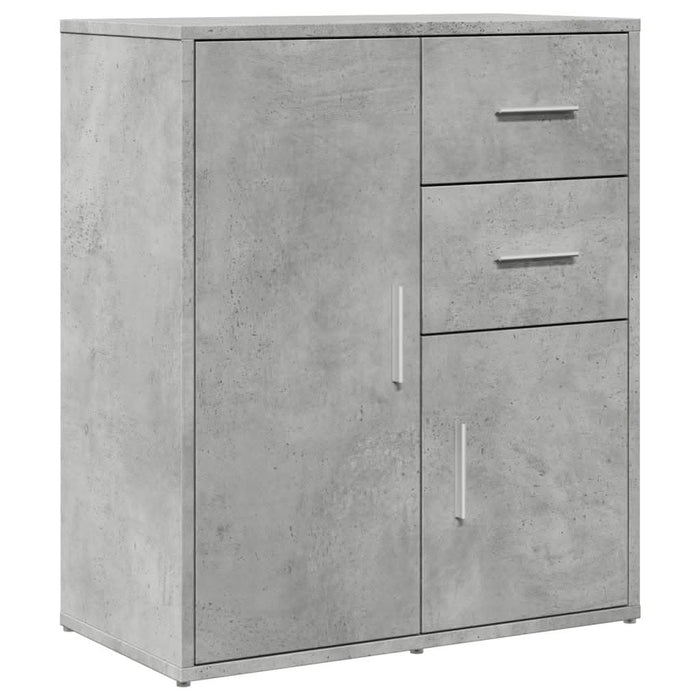 Dulap, gri beton, 60x31x70 cm, lemn prelucrat - WALTI WALTI