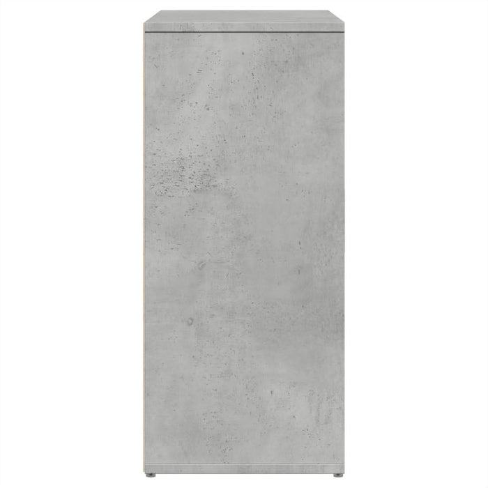 Dulap, gri beton, 60x31x70 cm, lemn prelucrat - WALTI WALTI