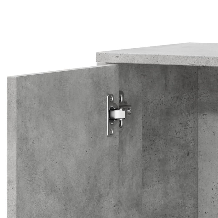 Dulap, gri beton, 60x31x70 cm, lemn prelucrat - WALTI WALTI