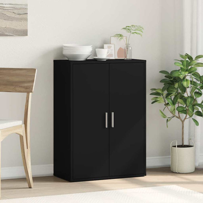 Dulap, negru, 60x31x84 cm, lemn prelucrat WALTI