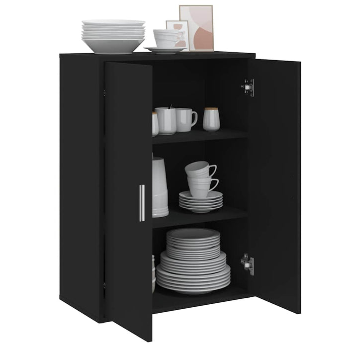 Dulap, negru, 60x31x84 cm, lemn prelucrat WALTI