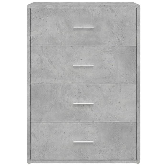 Servantă, gri beton, 60x31x84 cm, lemn compozit - WALTI WALTI