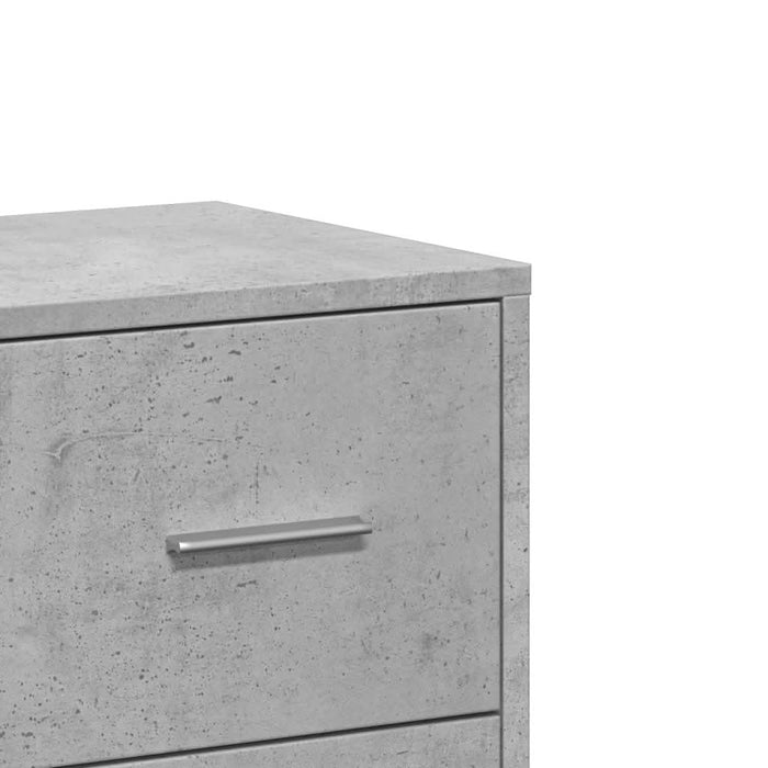 Servantă, gri beton, 60x31x84 cm, lemn compozit - WALTI WALTI
