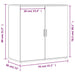 Dulap, stejar sonoma, 79x38x80 cm, lemn prelucrat - WALTI WALTI