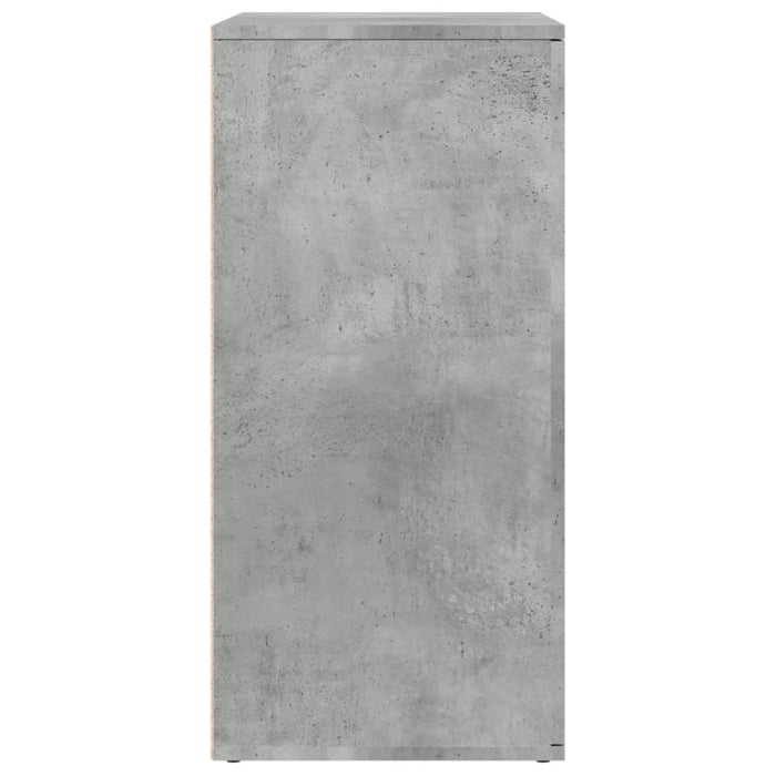 Servantă, gri beton, 79x38x80 cm, lemn compozit WALTI