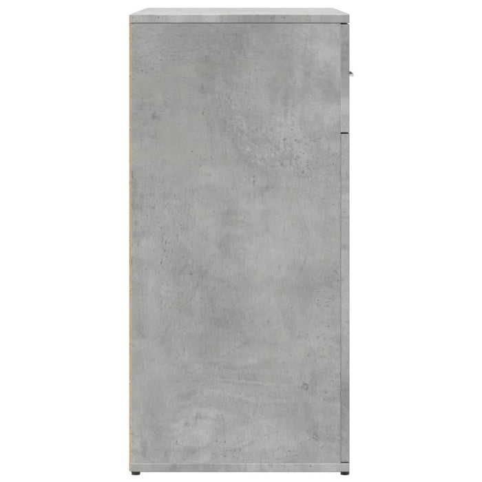 Servantă, gri beton, 79x38x80 cm, lemn compozit - WALTI WALTI