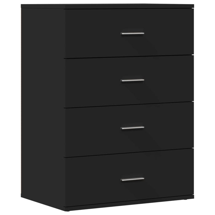 Dulap, negru, 60x39x80 cm, lemn prelucrat WALTI