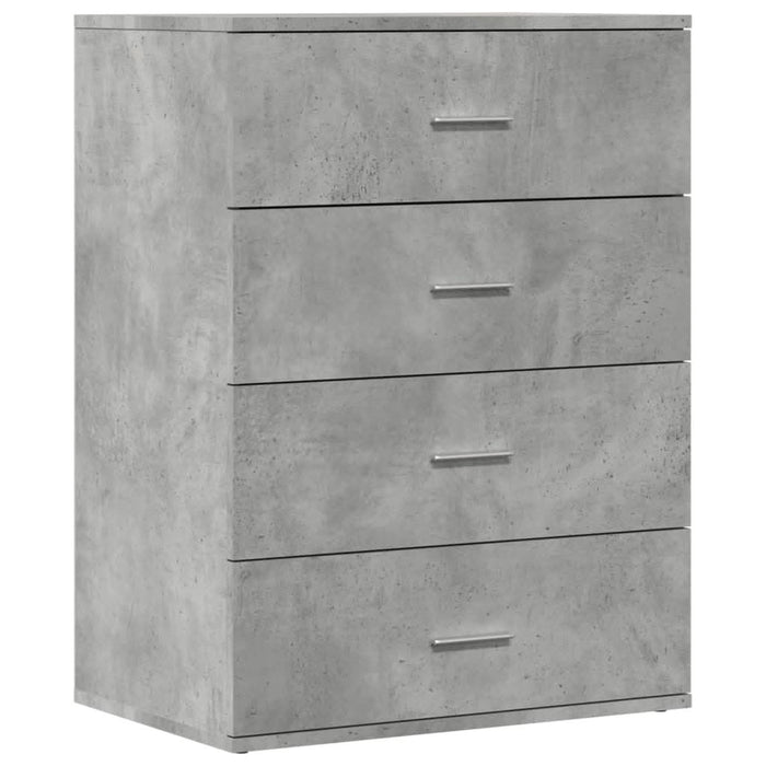 Servantă, gri beton, 60x39x80 cm, lemn compozit - WALTI WALTI