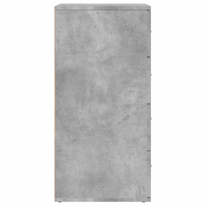 Servantă, gri beton, 60x39x80 cm, lemn compozit - WALTI WALTI