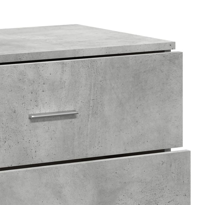 Servantă, gri beton, 60x39x80 cm, lemn compozit - WALTI WALTI