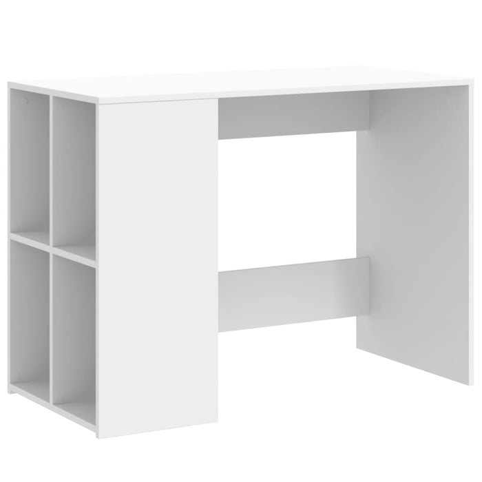 Birou, alb, 102x50x75 cm, lemn prelucrat WALTI