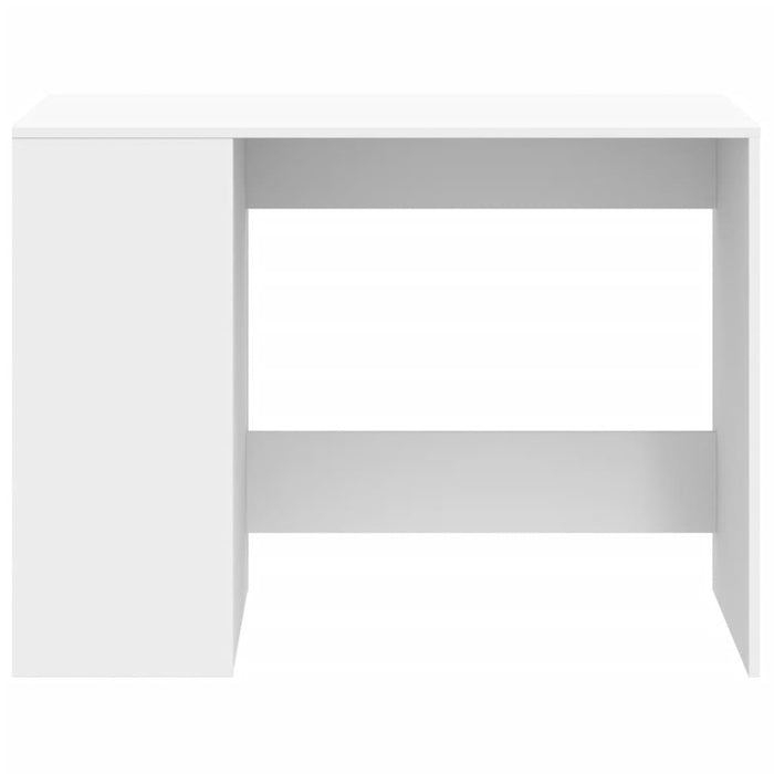 Birou, alb, 102x50x75 cm, lemn prelucrat WALTI