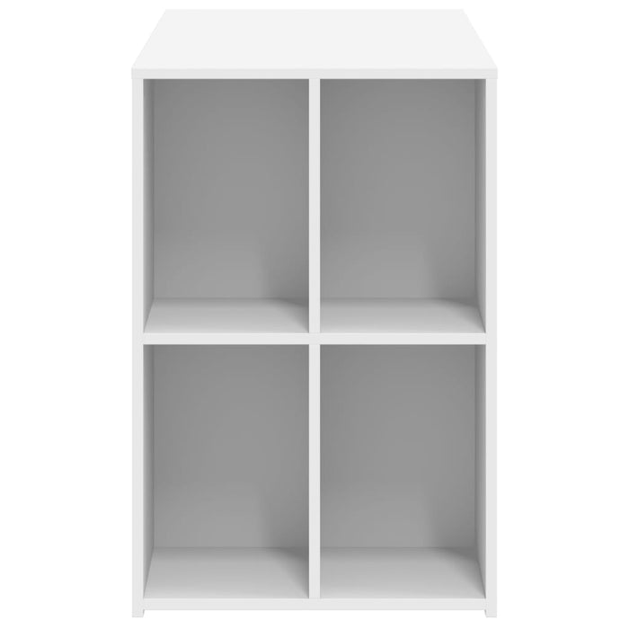 Birou, alb, 102x50x75 cm, lemn prelucrat WALTI