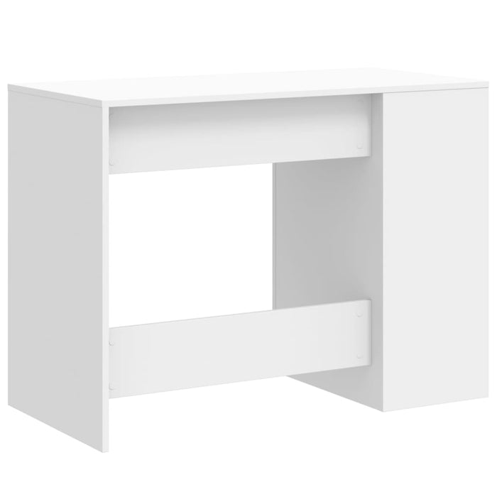 Birou, alb, 102x50x75 cm, lemn prelucrat WALTI