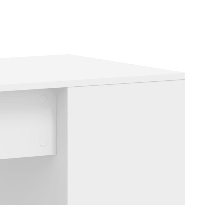 Birou, alb, 102x50x75 cm, lemn prelucrat WALTI