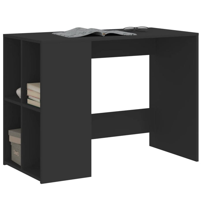Birou, negru, 102x50x75 cm, lemn prelucrat - WALTI WALTI
