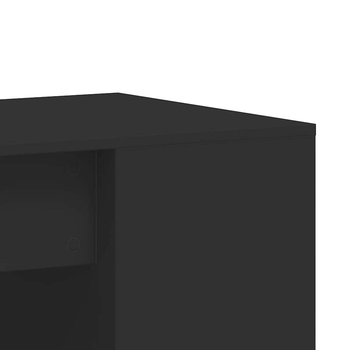 Birou, negru, 102x50x75 cm, lemn prelucrat - WALTI WALTI