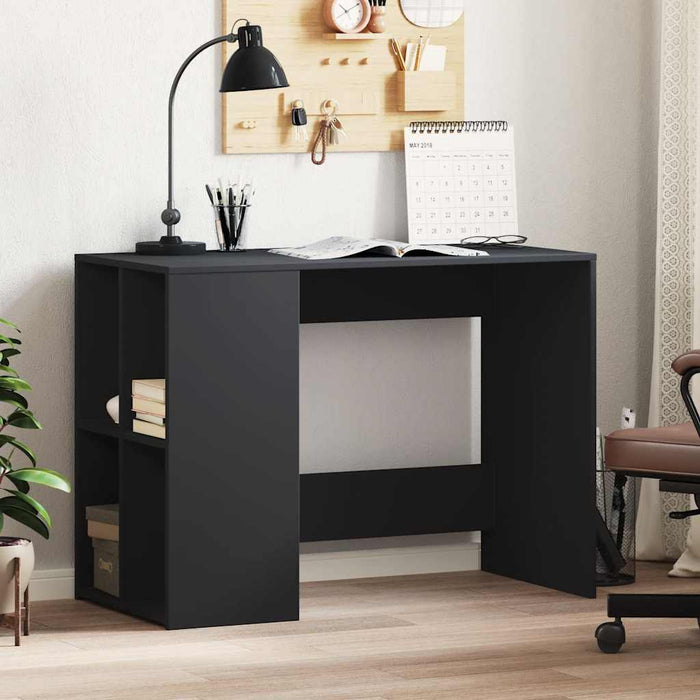Birou, negru, 102x50x75 cm, lemn prelucrat - WALTI WALTI