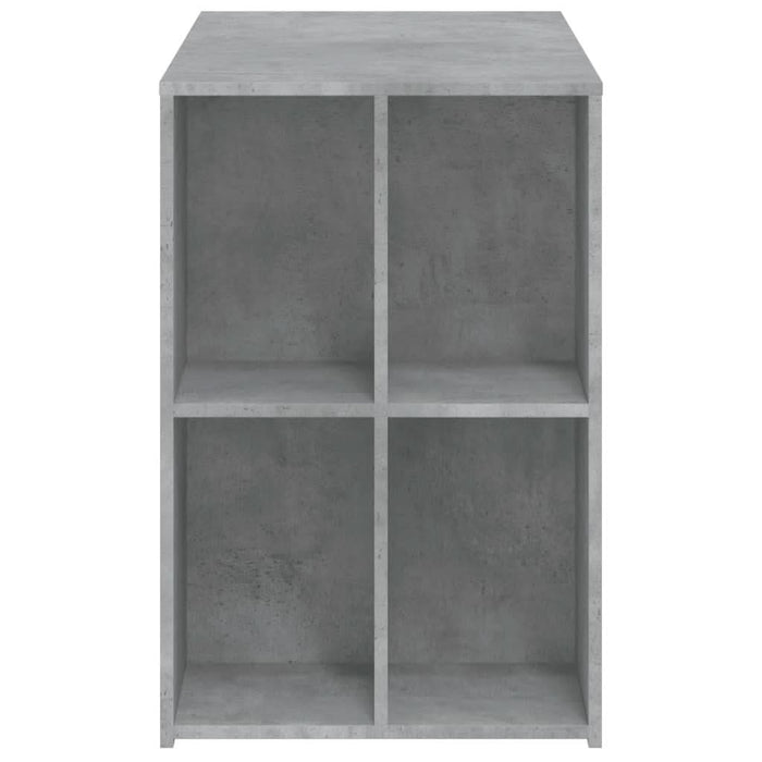 Birou, gri beton, 102x50x75 cm, lemn compozit - WALTI WALTI
