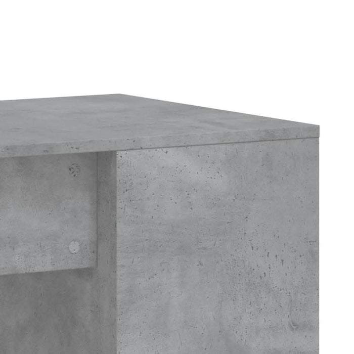 Birou, gri beton, 102x50x75 cm, lemn compozit - WALTI WALTI