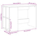Birou, gri sonoma, 102x50x75 cm, lemn compozit - WALTI WALTI