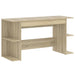 Birou, stejar sonoma, 140x50x75 cm, lemn compozit - WALTI WALTI