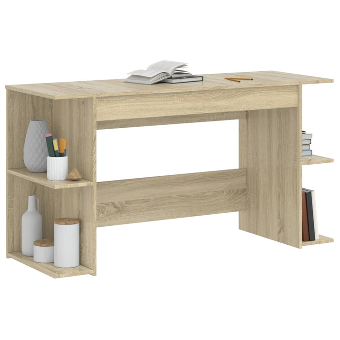 Birou, stejar sonoma, 140x50x75 cm, lemn compozit - WALTI WALTI