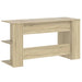 Birou, stejar sonoma, 140x50x75 cm, lemn compozit - WALTI WALTI