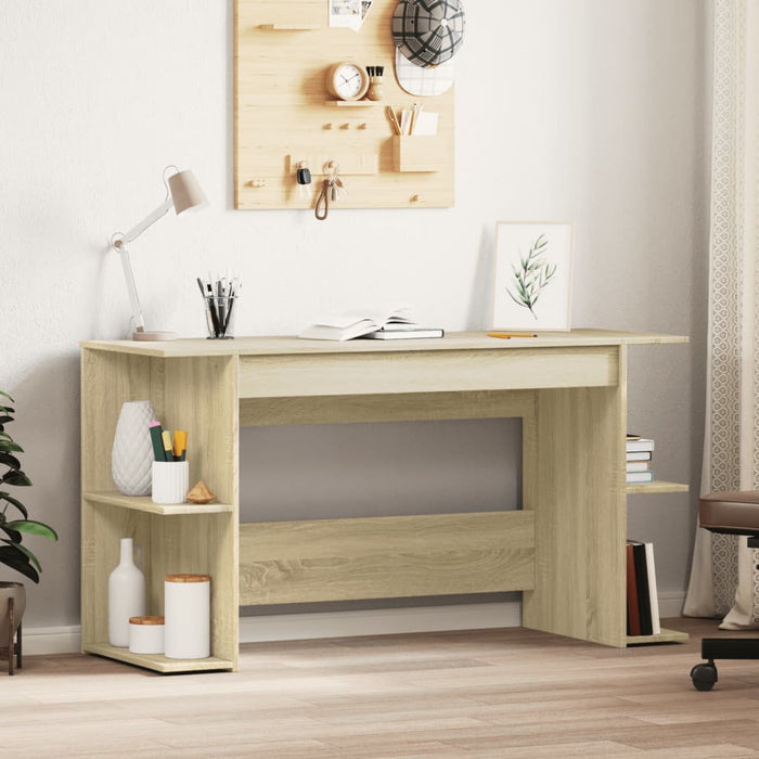 Birou, stejar sonoma, 140x50x75 cm, lemn compozit - WALTI WALTI