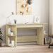 Birou, stejar sonoma, 140x50x75 cm, lemn compozit - WALTI WALTI