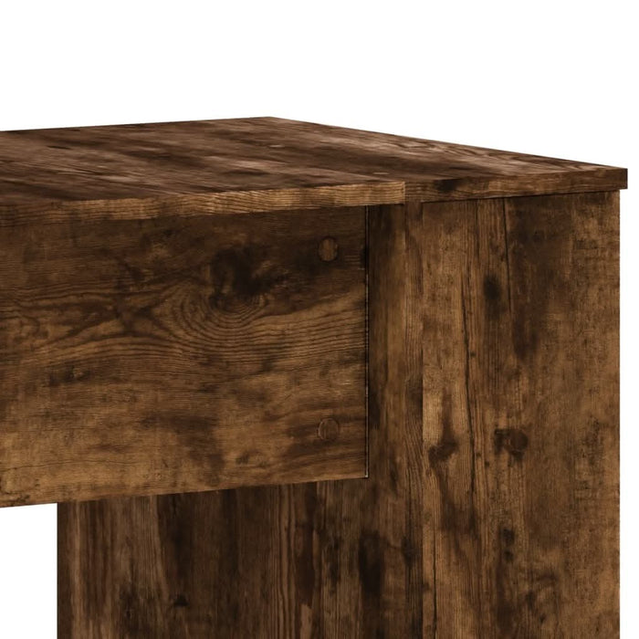 Birou, stejar afumat, 140x50x75 cm, lemn compozit - WALTI WALTI