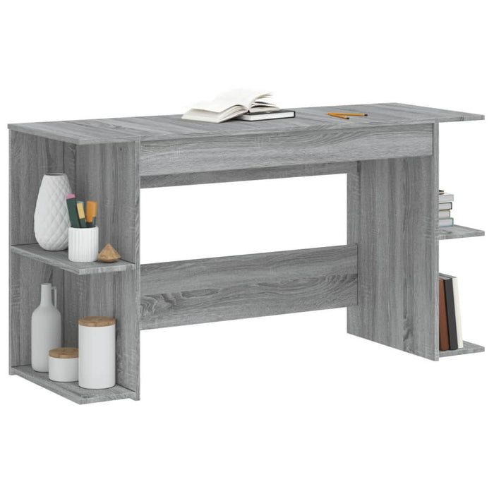 Birou, gri sonoma, 140x50x75 cm, lemn compozit - WALTI WALTI