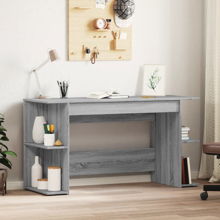 Birou, gri sonoma, 140x50x75 cm, lemn compozit - WALTI WALTI