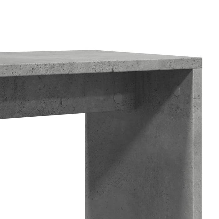 Masă laterală, 2 buc., gri beton, 50x30x50 cm, PAL - WALTI WALTI