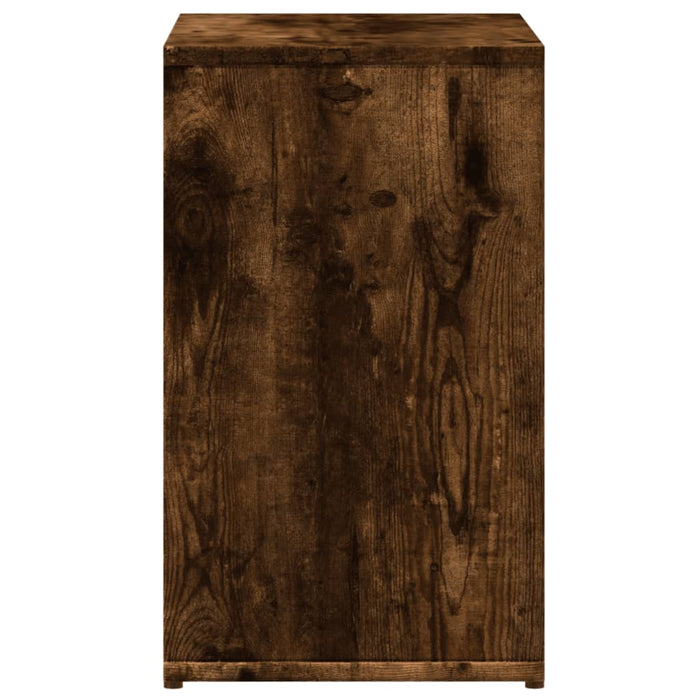 Mese laterale, 2 buc. stejar fumuriu 50x30x50 cm lemn prelucrat - WALTI WALTI