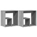 Mese laterale, 2 buc., sonoma gri, 50x30x50 cm, lemn compozit - WALTI WALTI