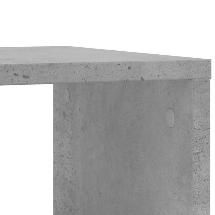 Masă laterală cu roți, gri beton, 50x30x55 cm, PAL - WALTI WALTI