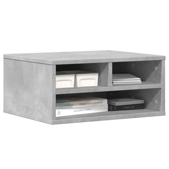 Suport imprimantă, gri, 49x40x22,5 cm, lemn prelucrat - WALTI WALTI
