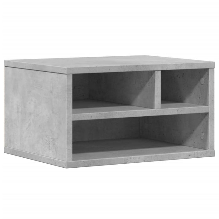 Suport imprimantă, gri, 40x32x22,5 cm, lemn prelucrat - WALTI WALTI
