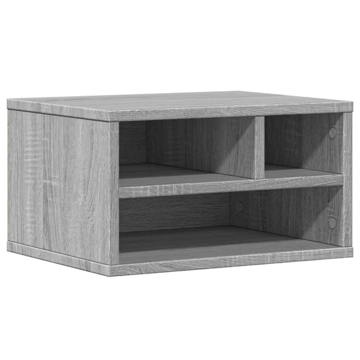 Suport imprimantă, gri sonoma, 40x32x22,5 cm, lemn prelucrat - WALTI WALTI