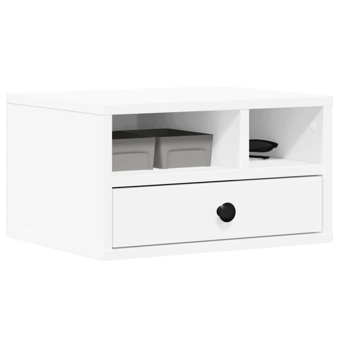 Suport imprimantă, alb, 40x32x22,5 cm, lemn prelucrat - WALTI WALTI