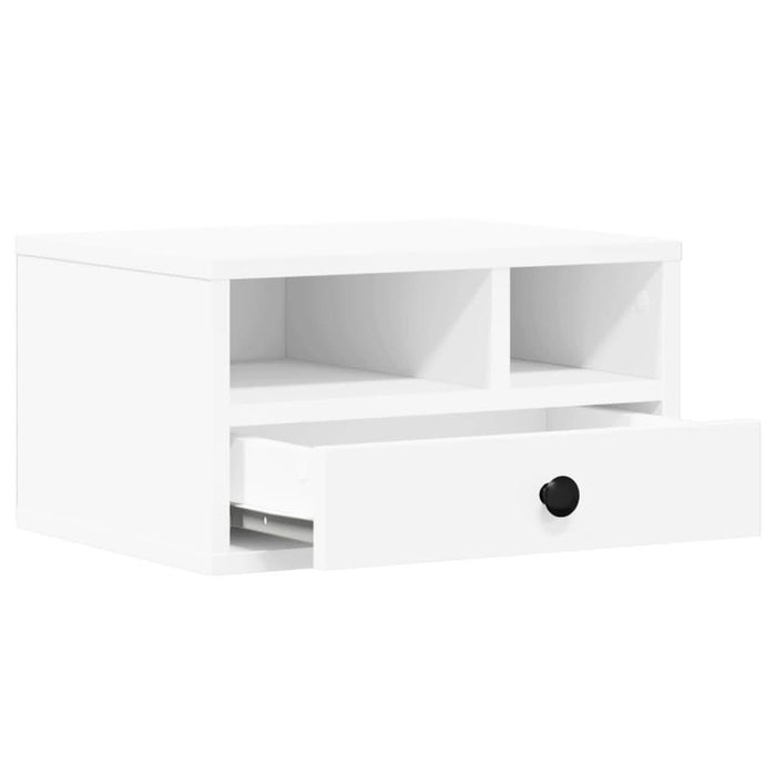 Suport imprimantă, alb, 40x32x22,5 cm, lemn prelucrat - WALTI WALTI