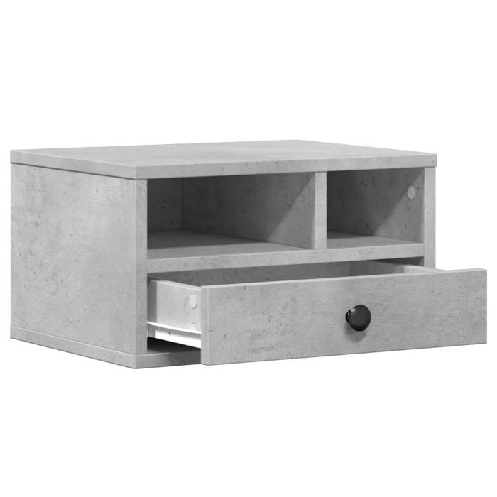 Suport imprimantă, gri, 40x32x22,5 cm, lemn prelucrat - WALTI WALTI