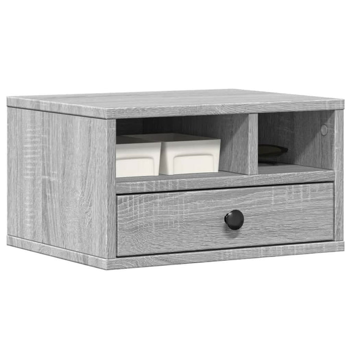 Suport imprimantă, gri sonoma, 40x32x22,5 cm, lemn prelucrat - WALTI WALTI