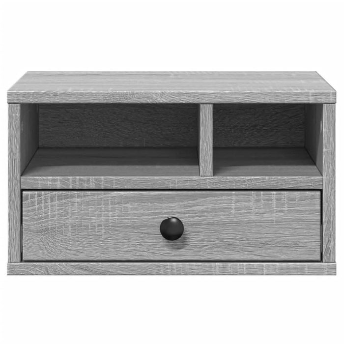 Suport imprimantă, gri sonoma, 40x32x22,5 cm, lemn prelucrat - WALTI WALTI