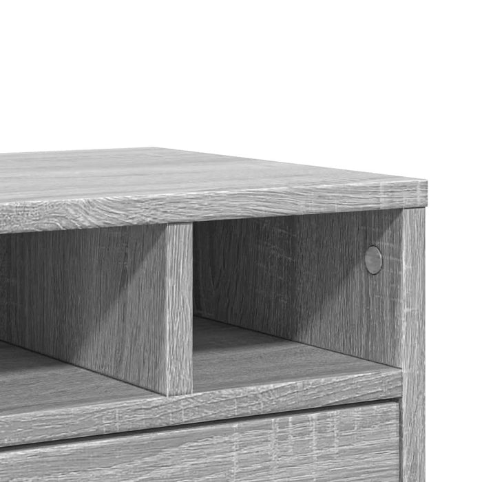 Suport imprimantă, gri sonoma, 40x32x22,5 cm, lemn prelucrat - WALTI WALTI